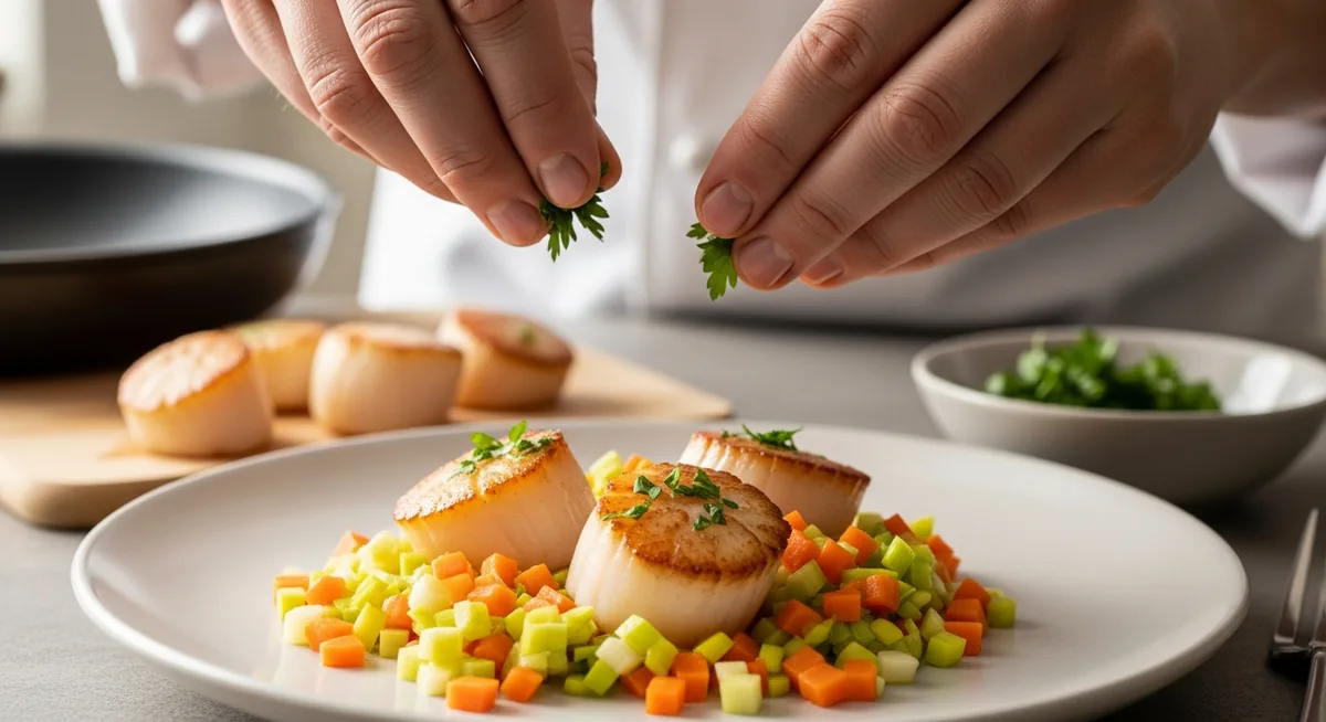 Comparatif recette Saint-Jacques bretonne versus normande ingrédients et texture