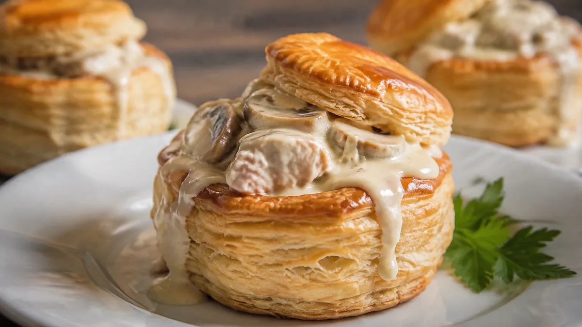 Bouchées à la reine maison aux quenelles de brochet sauce suprême