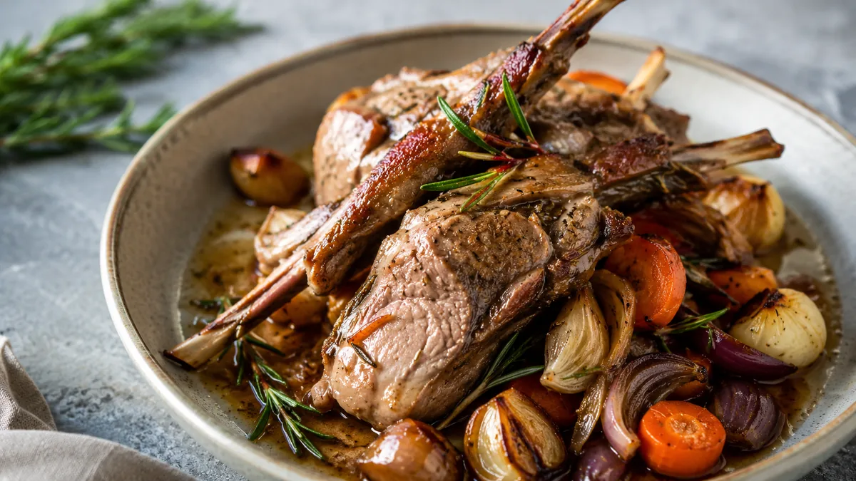 Comparatif des cuissons de l'agneau au four cocotte poêle