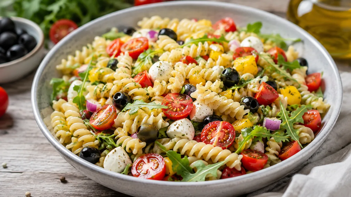 Méthode pour composer une salade de pâtes équilibrée